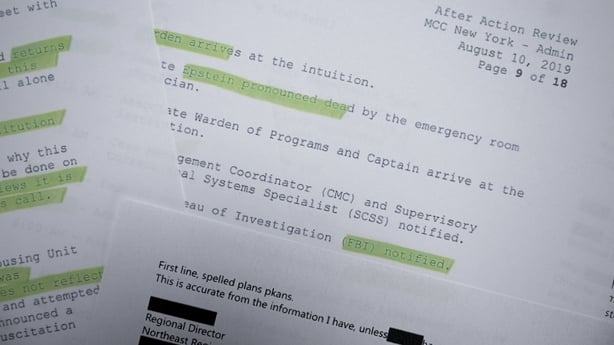 Files released by the US government in relation to the notorious late sex offender Jeffrey Epstein