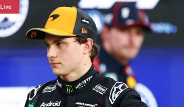 Oscar Piastri starts from third as he fights Lando Norris and Max Verstappen for the world championship