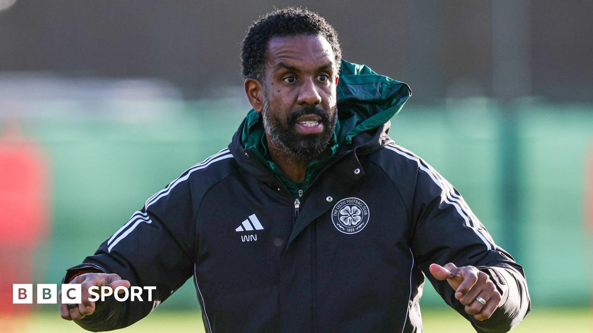 Wilfried Nancy in Celtic training