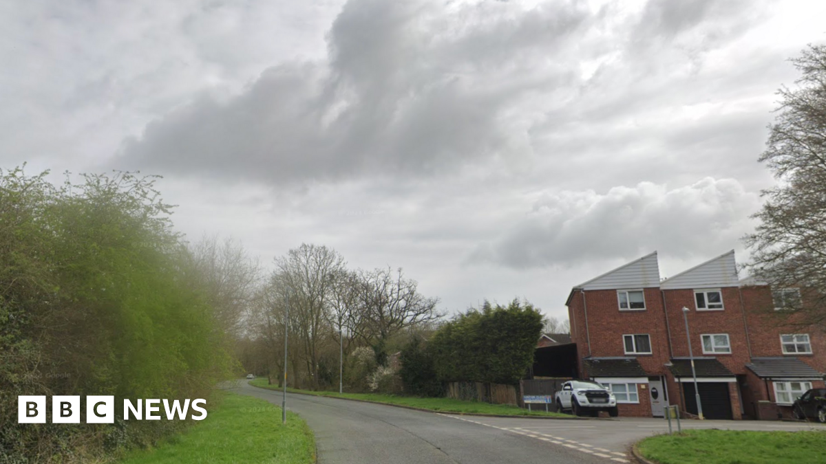 Street view of Coaster Lane, with bushes on the left and houses on the right side of the road.