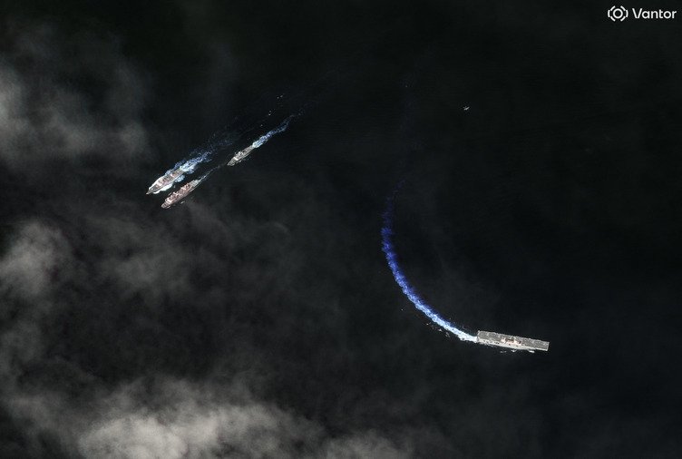 December 3 image of Chinese warships.