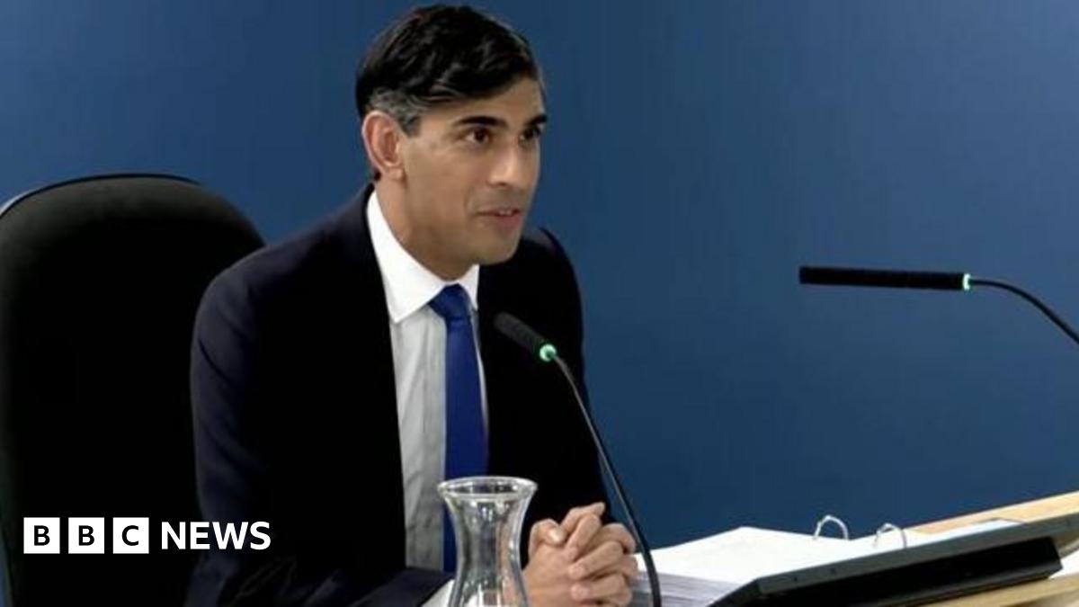 Covid inquiry: Rishi Sunak facing questions - watch live