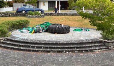 300 hours of work gone: Vandals destroy town's craft Christmas tree