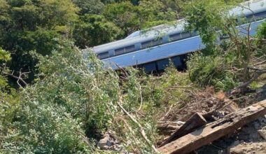 Train derailment in Oaxaca