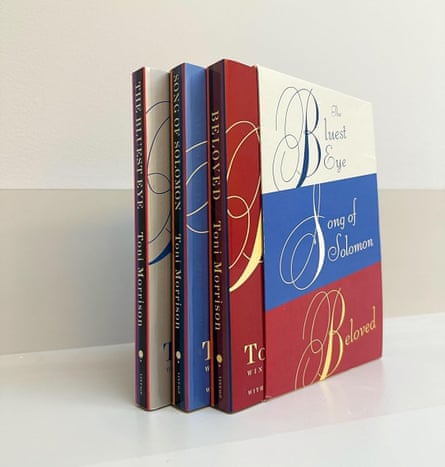 A picture of the Toni Morrison Box Set: The Bluest Eye, Song of Solomon, and Beloved