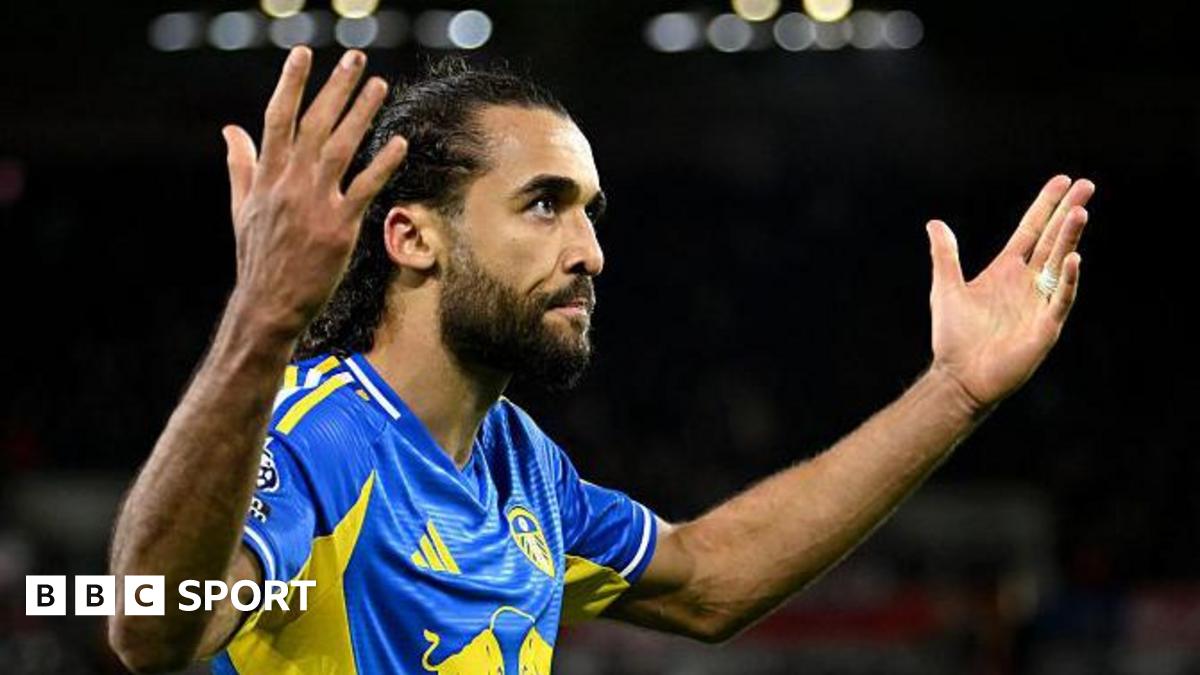 Dominic Calvert Lewin celebrating his goal for Leeds against Brentford