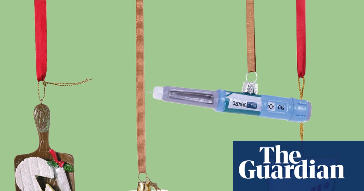 Goodbye angels, hello Ozempic needles – what’s behind the boom in bizarre Christmas baubles? | Christmas