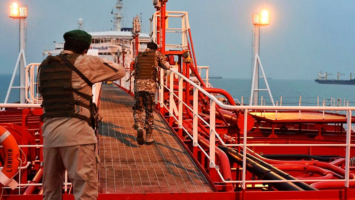 Iranian navy seizes 'foreign' oil tanker in the Strait of Hormuz