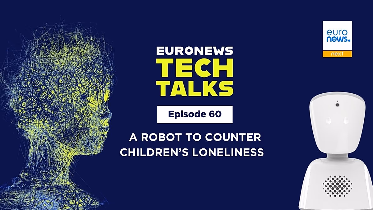This robot aims to make kids feel less lonely |Euronews Tech Talks