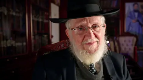 Nik Millard/BBC Rabbi Tzemach Mazuz
