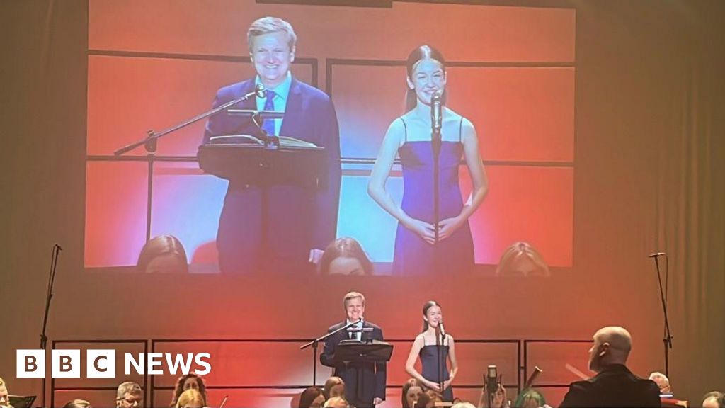 Girl 'so excited' to perform The Snowman song with Aled Jones