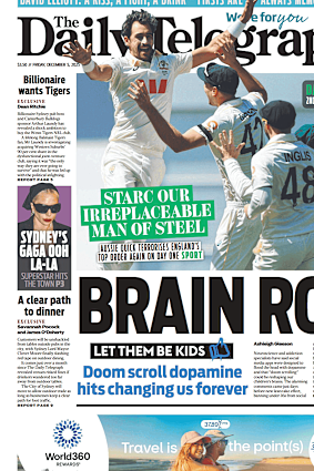 The Let Them Be Kids campaign continued on The Daily Telegraph’s front page on Friday, three days after the initial expenses story was published by news.com.au.