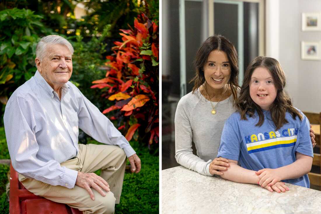 Left: Ed Martin was one of the authors of the law now known as IDEA. Before the law, children with disabilities were often turned away from public schools. “They were invisible,” says Martin. Right: Maggie Heilman and her daughter, Brooklynn, 14, at their home in a Kansas City suburb. Brooklynn has Down syndrome and her own special education plan thanks to IDEA.