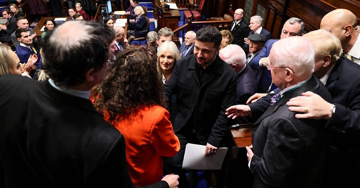Volodymyr Zelenskiy bids to capture Irish hearts on whirlwind state visit