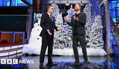 Was Harry referencing Trump in joke for Late Show sketch?