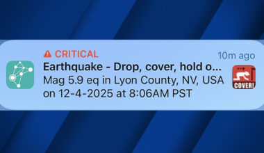 USGS confirms false 5.9 earthquake reported in Dayton, Nevada after Northern California residents receive MyShake alert