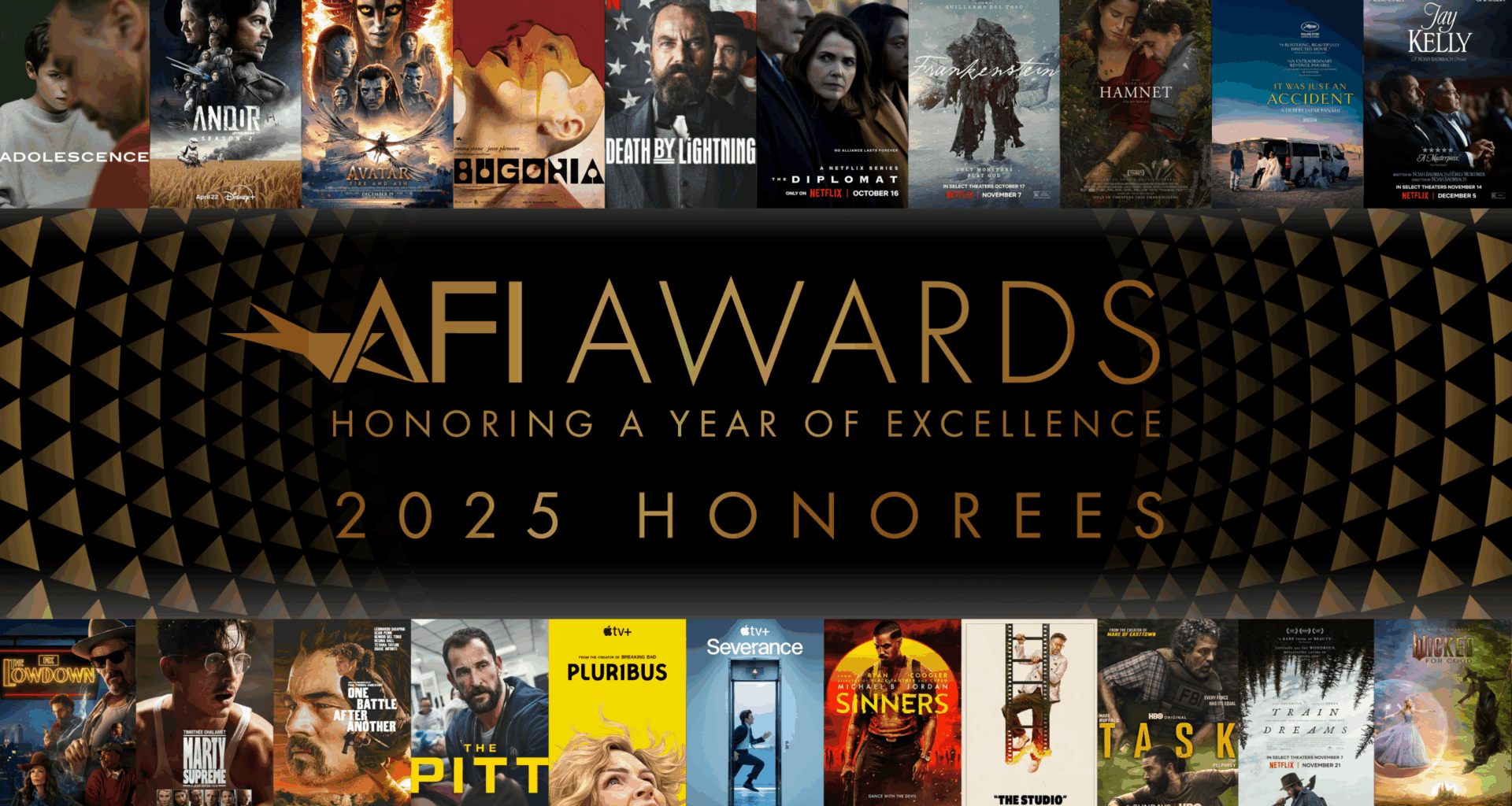 AFI AWARDS 2025 Honorees Announced
