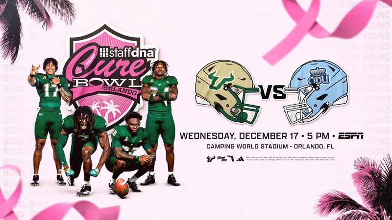 USF Football To Take On ODU In Cure Bowl