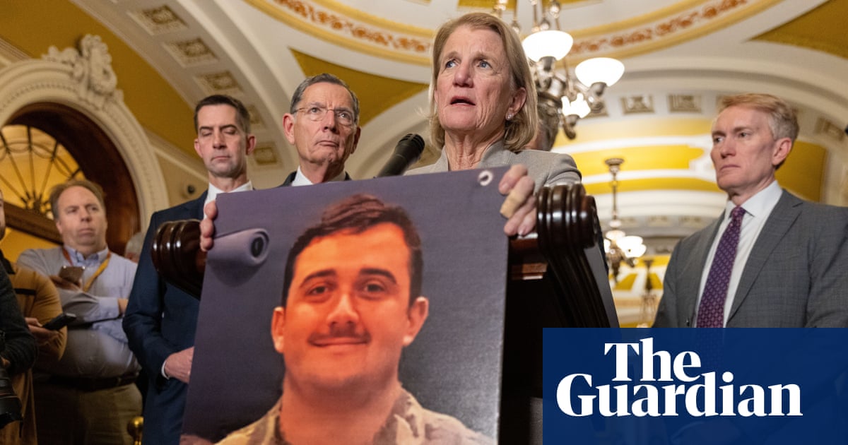National guard member wounded in DC attack is ‘slowly healing’, says West Virginia governor | US military