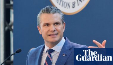 Hegseth gives defiant speech defending ‘drug boat’ strikes amid scrutiny | Pete Hegseth