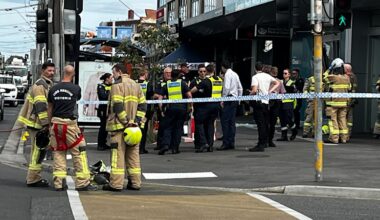 Man killed and woman badly injured after car ploughs into Melbourne medical centre