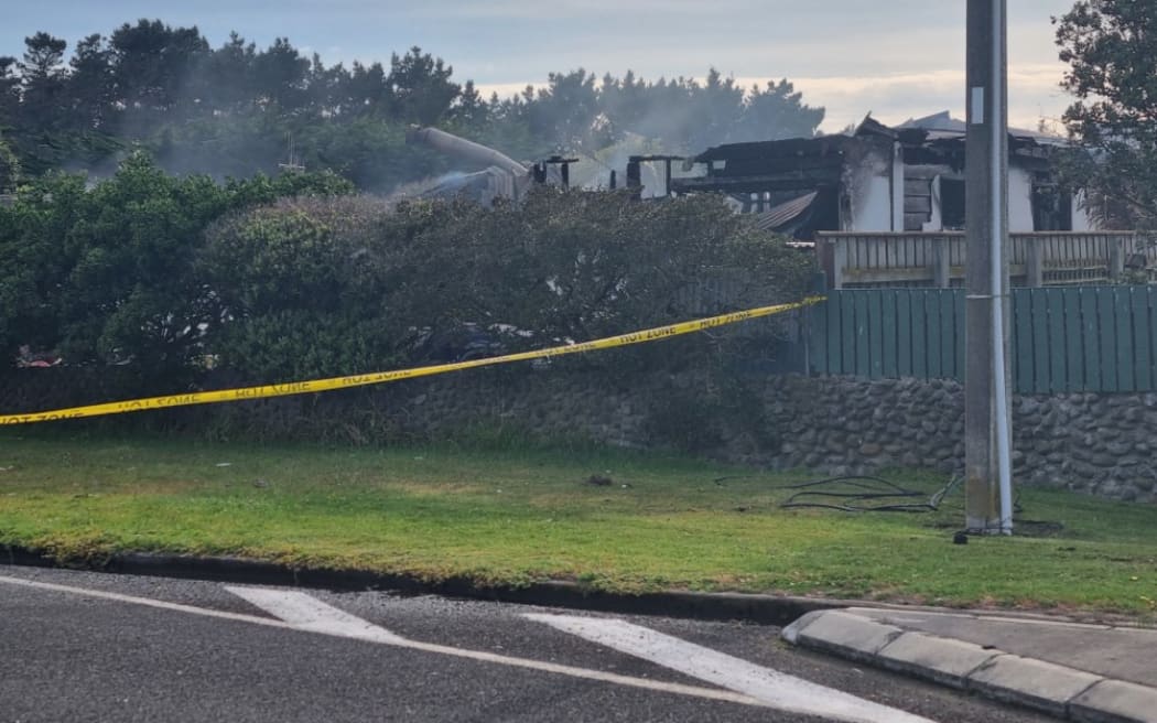 Foxton Beach house fire