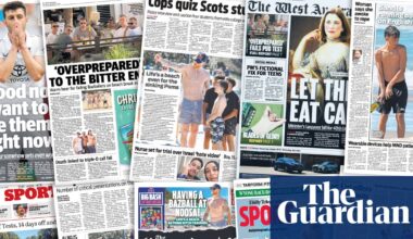 ‘Having a Bazball at Noosa’: Australian media goes to town over England’s mid-Ashes beach break | Ashes 2025-26