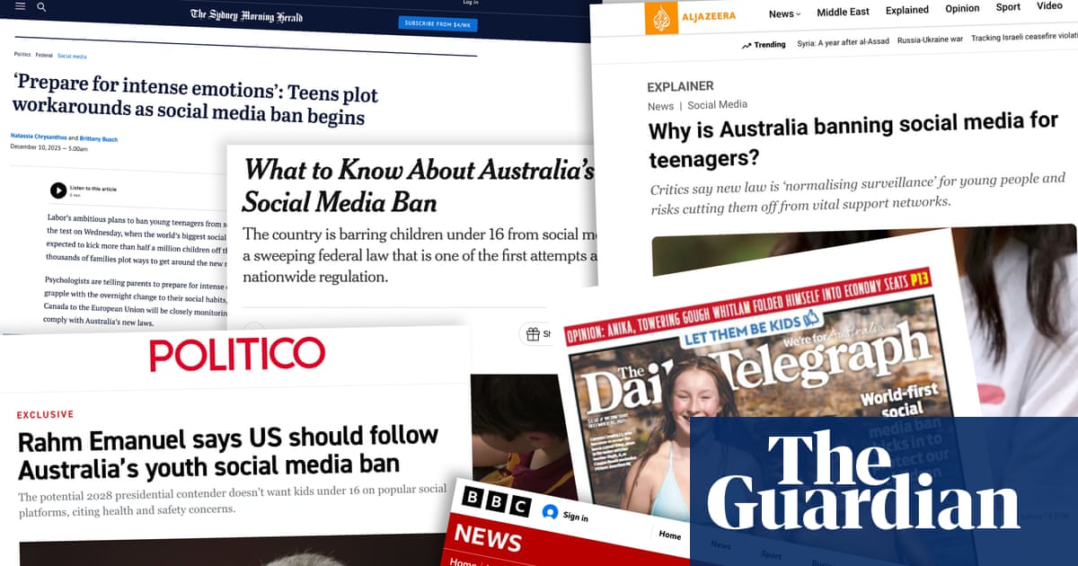 ‘Grand social experiment’: Australia’s social media ban turns heads globally, with mixed results | Social media ban