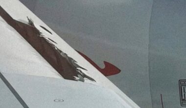 Wing damage during Sydney to Los Angeles flight forces plane to be grounded on first flight back