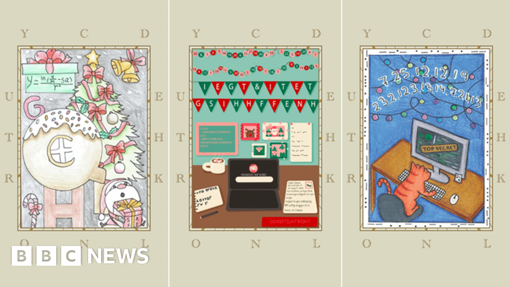 GCHQ releases Christmas card 2025 puzzle questions and answers