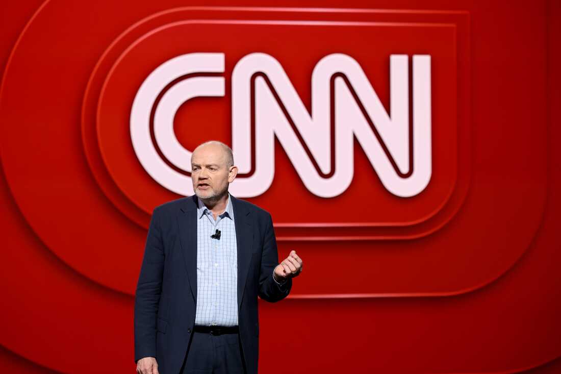 Mark Thompson, chairman and CEO of CNN Worldwide, speaks onstage during Warner Bros. Discovery Upfront 2024 on May 15, 2024 in New York City.
