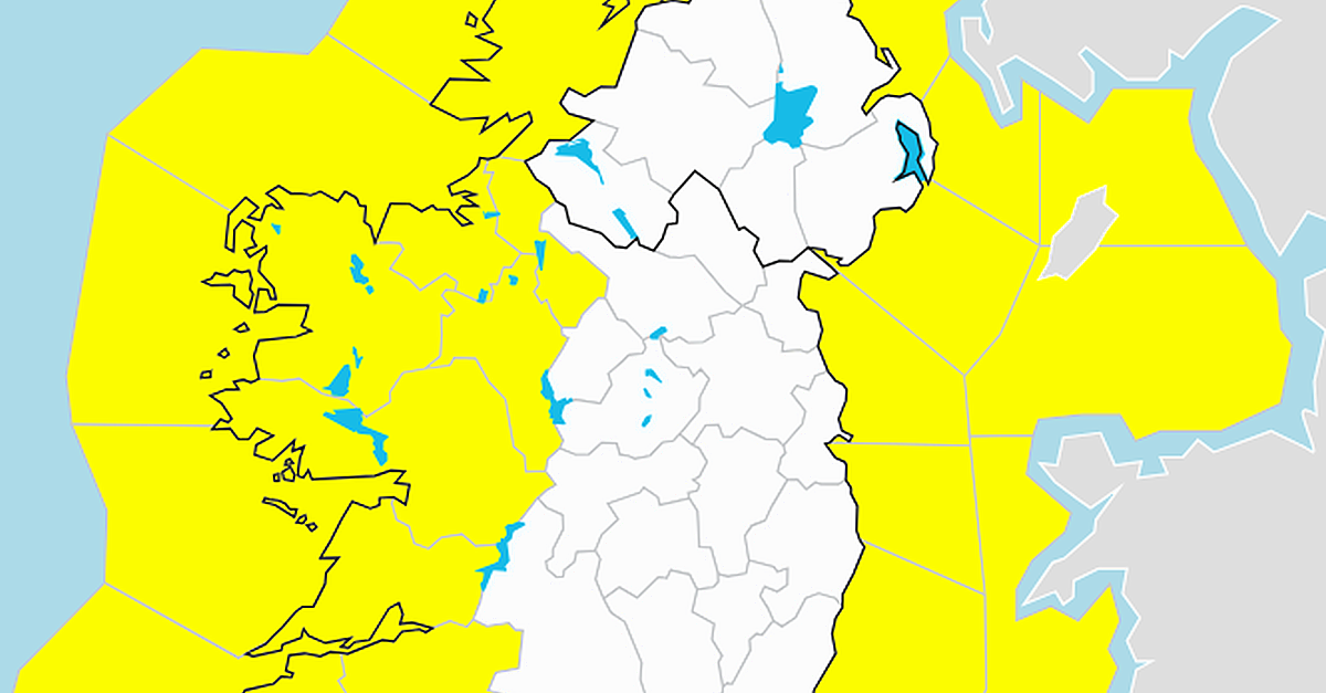 Rainfall warning for Cork and Kerry upgraded to status orange