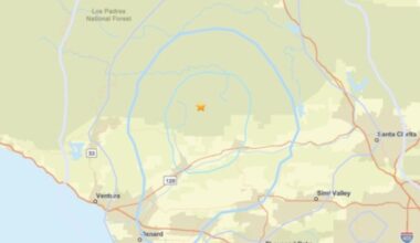 3.6-magnitude earthquake hits near Fillmore area in Ventura County
