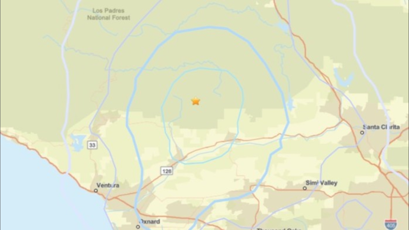 3.6-magnitude earthquake hits near Fillmore area in Ventura County