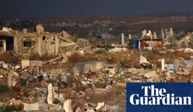‘They’re trying to get rich off it’: US contractors vie to rebuild Gaza, with ‘Alligator Alcatraz’ team in the lead | US news