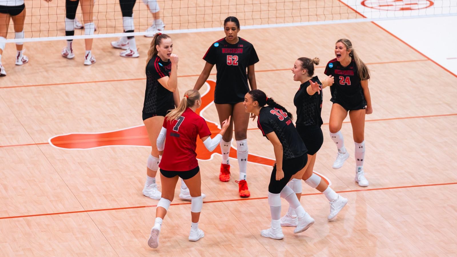 VB Match points vs Stanford in NCAA Regional Semifinals
