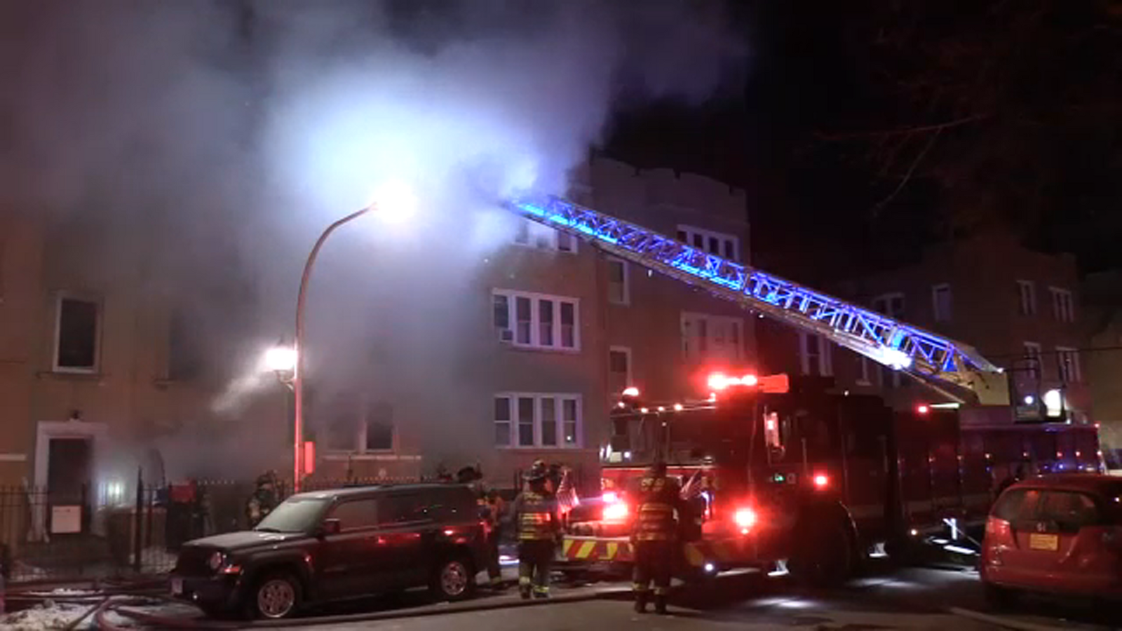 Chicago firefighter hurt while battling fire in Humboldt Park near Lawndale and Division, officials say