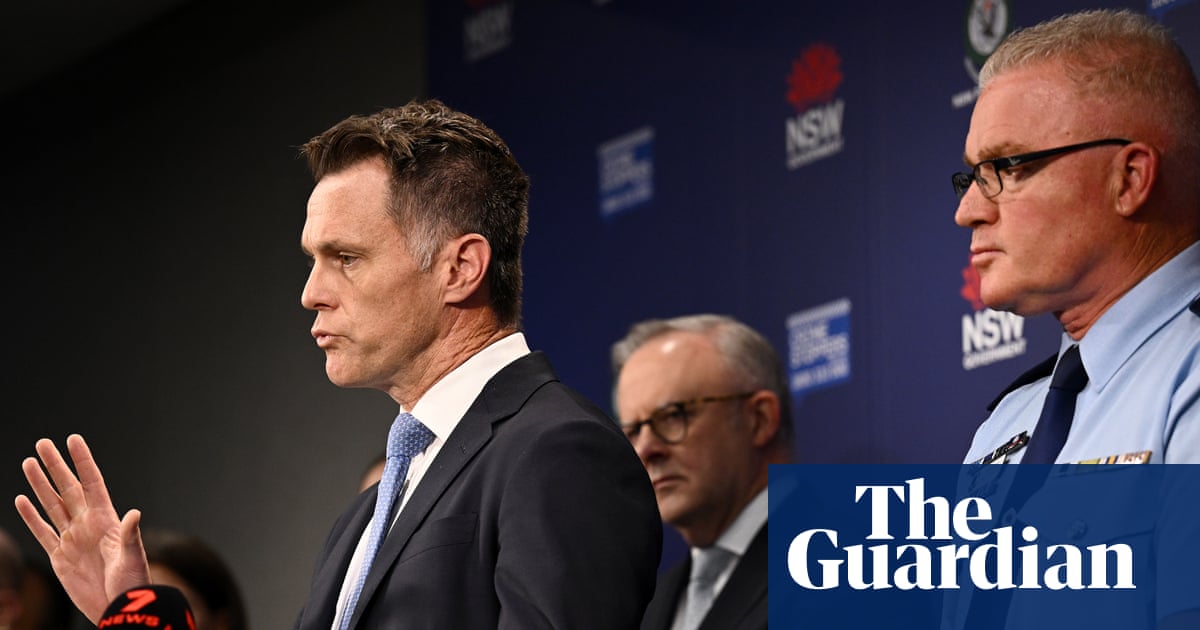 ‘They were shot in the front’: premier and top cop defend police response to Bondi terror attack | New South Wales