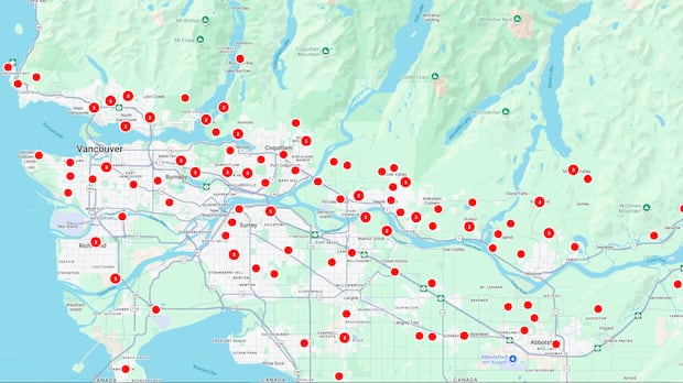 Storm knocks out power for over 90,000 B.C. Hydro customers across Lower Mainland
