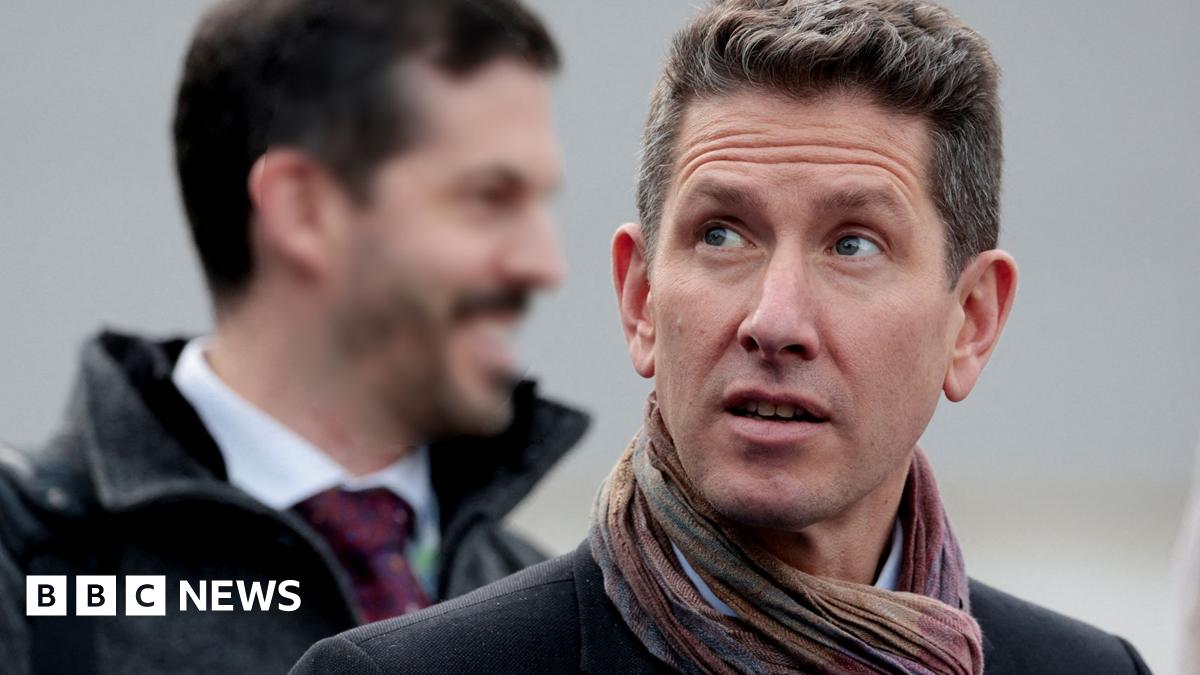 Christian Turner looks upwards.