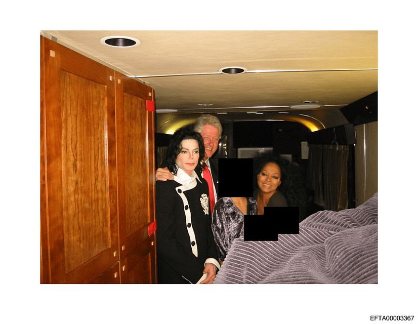 Michael Jackson, Bill Clinton and Diana Ross.
