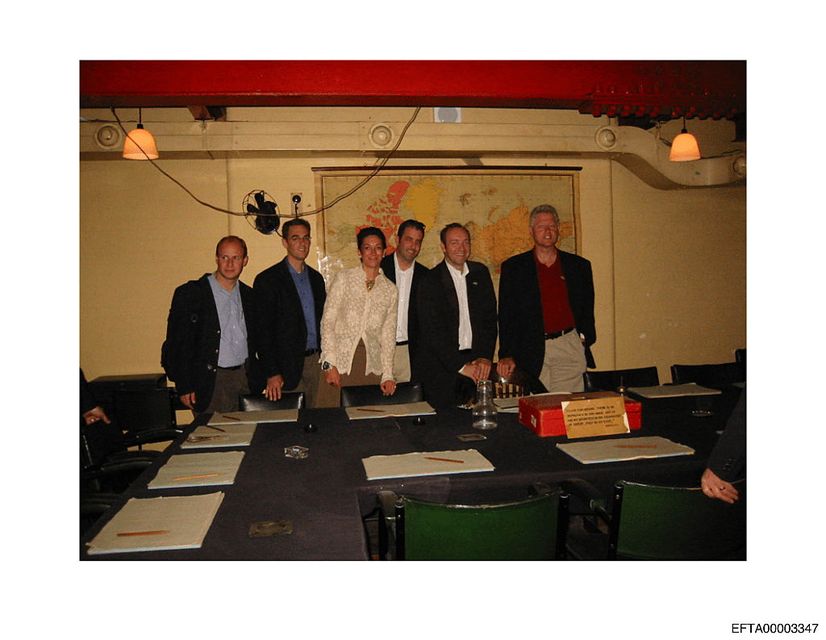 Ghislaine Maxwell, Kevin Spacey and Bill Clinton.