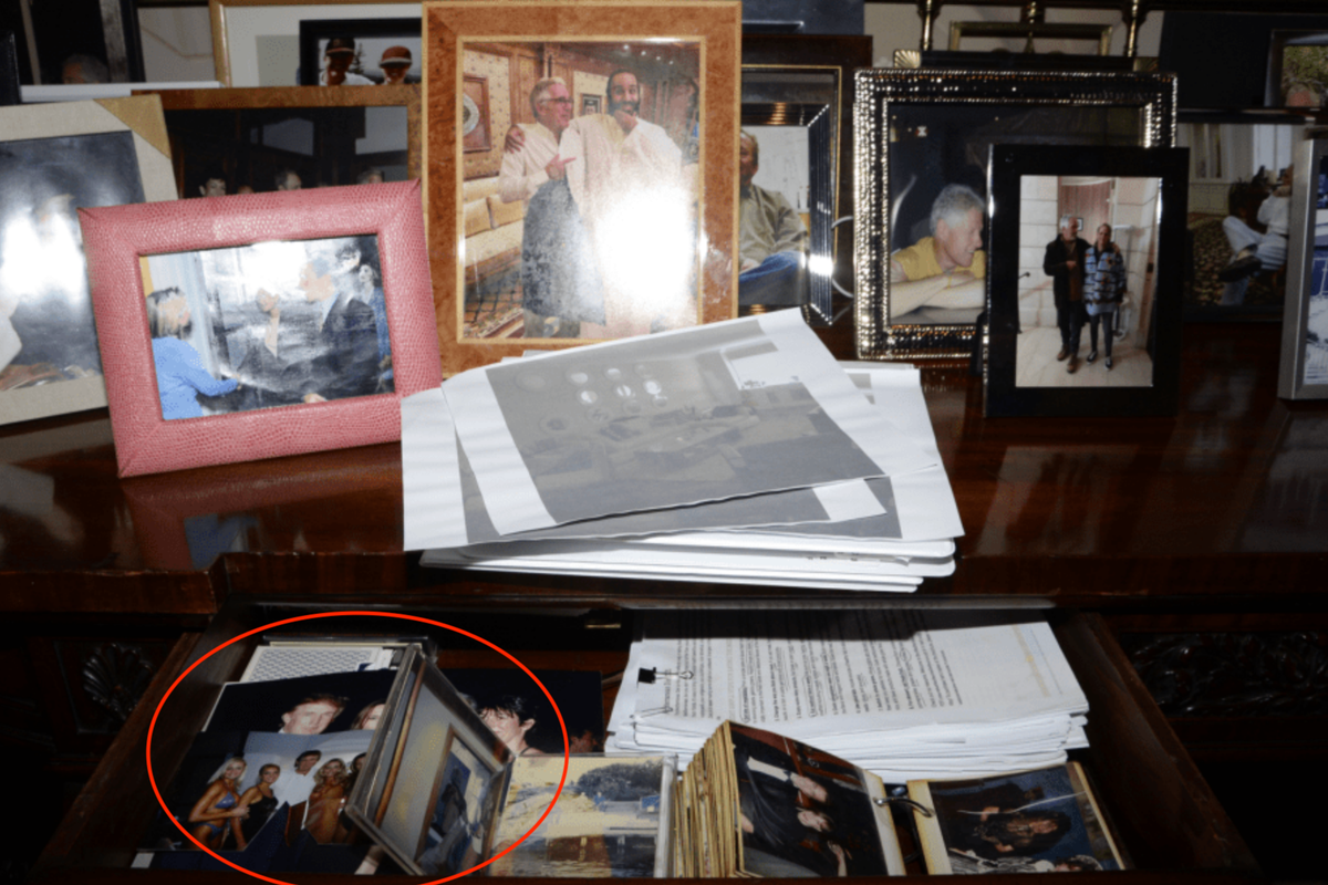 Democrats claim DOJ has deleted Trump photo from Epstein files