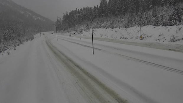 Travel advisory in place for Coquihalla Highway due to heavy snowfall and winds