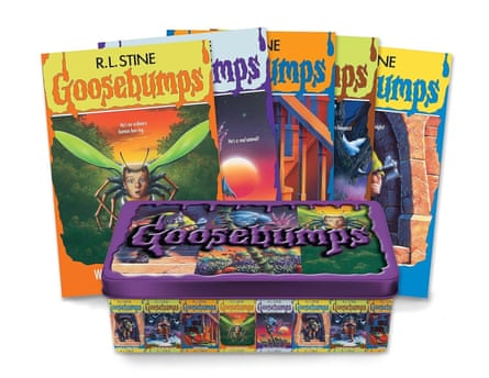 The book cover for Goosebumps series by R.L. Stine