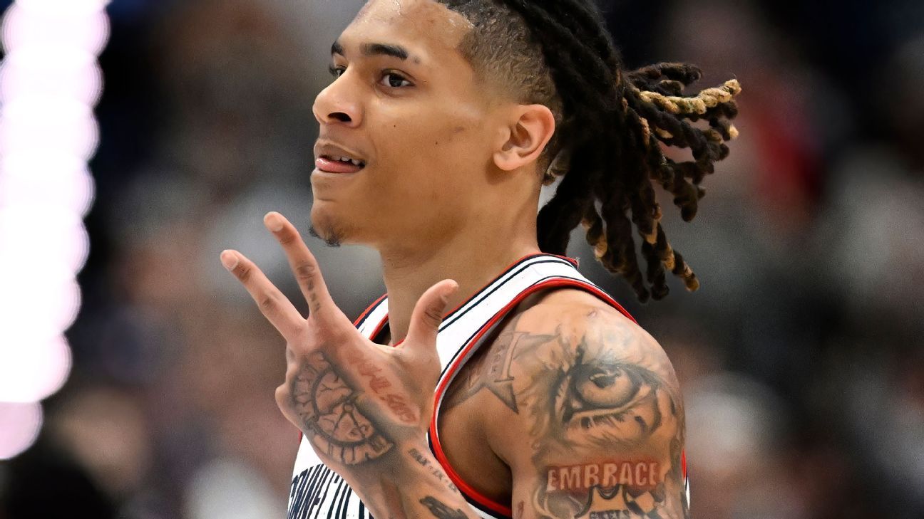 Injured guard Solo Ball misses No. 5 UConn's win over DePaul