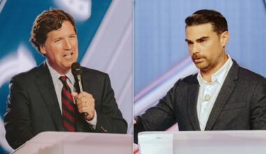 Conservative Infighting Between Ben Shapiro, Tucker Carlson Explodes At AmericaFest