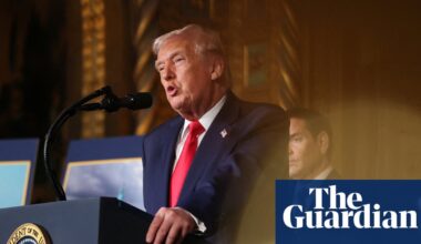 Trump announces plans for new navy warships to be known as ‘Trump-class’ | US military