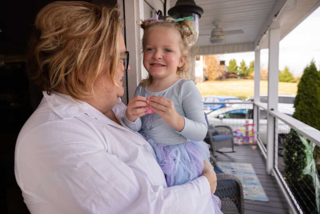 Just months ago, Gaile Osborne (left) didn’t expect her adoptive 3-year-old daughter, Aubreigh, would make friends at school. Aubreigh was diagnosed with autism at 14 months old. After struggling to control outbursts and sometimes hurting herself, she started a therapy program called applied behavior analysis. “It’s not perfect,” Osborne says. “But the growth in under a year is just unreal.”