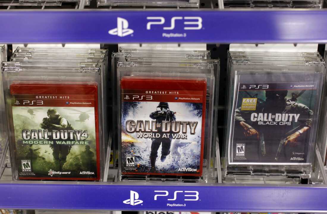 Three versions of Activision's Call Of Duty games are seen on sale at a Best Buy store in Mountain View, Calif., on Aug. 3, 2011. Vince Zampella, one of the creators behind the best-selling video games, has died at age 55.